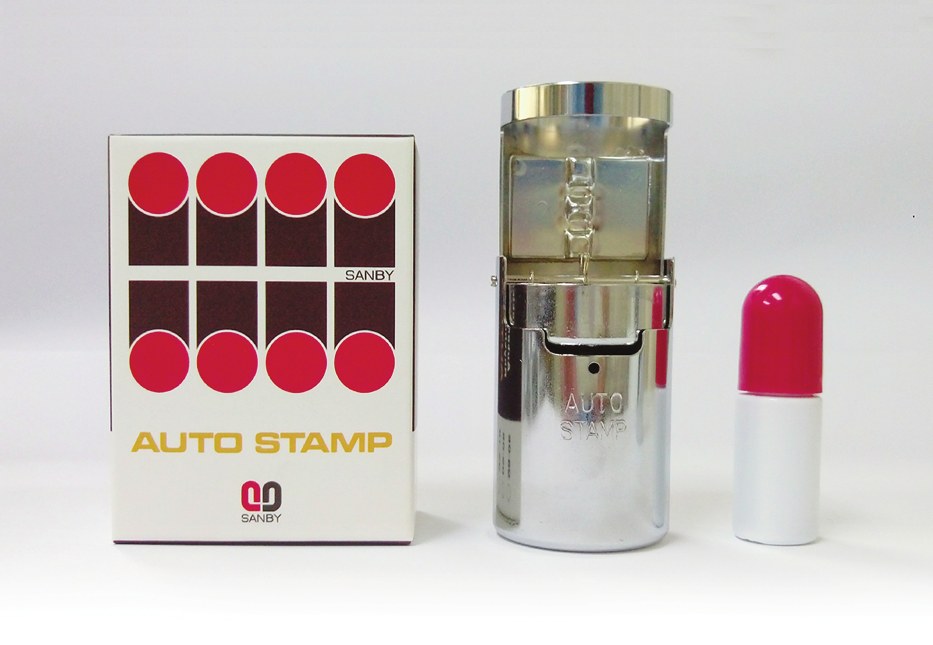 SANBY self-inking Auto Stamps with steel body — sole stockist and distributor in India RK ENGINEERING Chennai